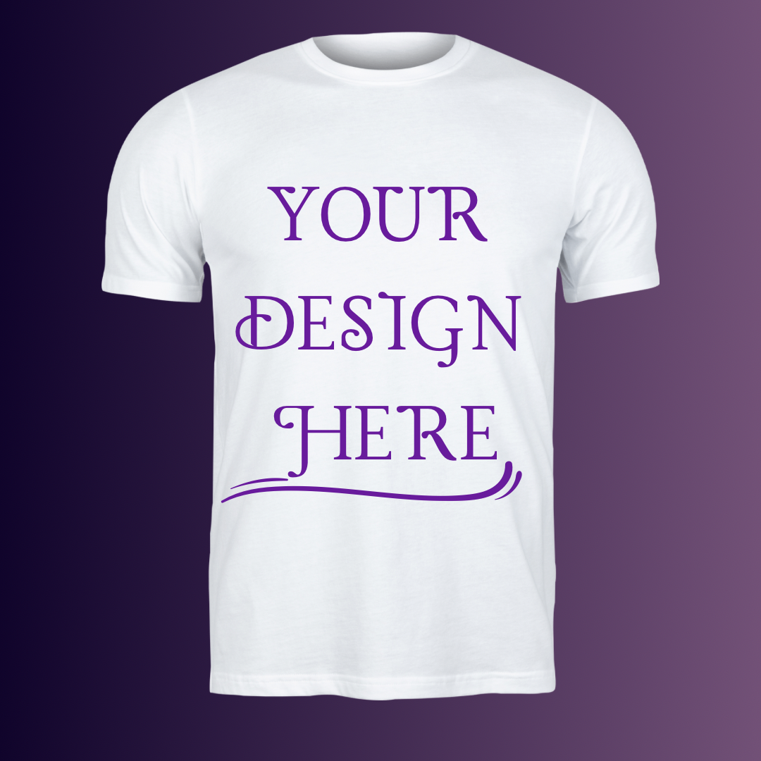Basic Cotton T-Shirt (Front And Back Print)