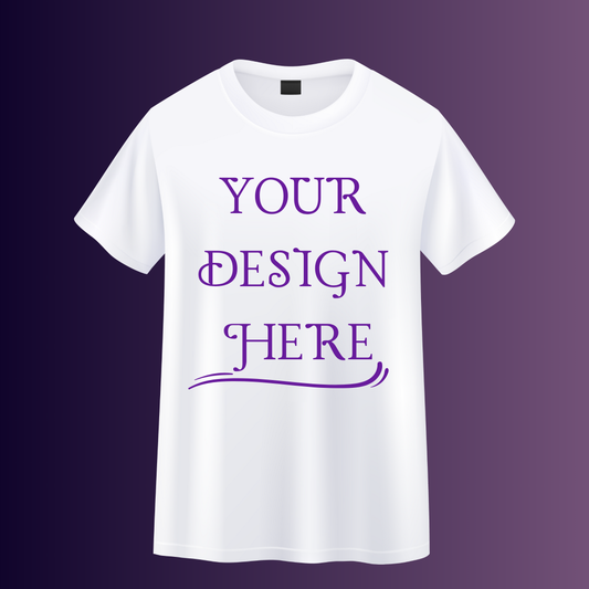 Youth Basic Cotton T-shirt (Front And Back Print)